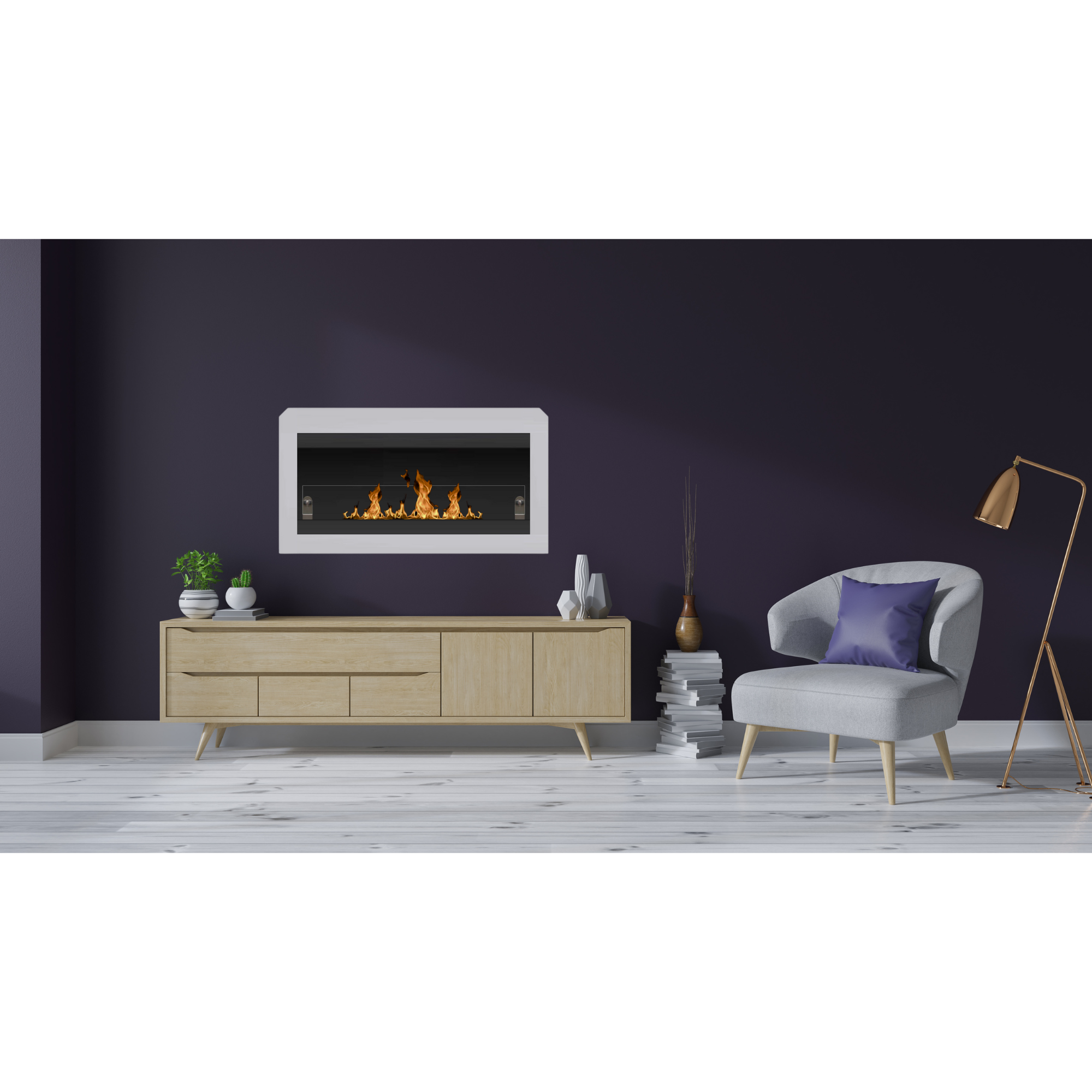 Vila W Bio Ethanol Wandhaard 110 cm – afbeelding 4
