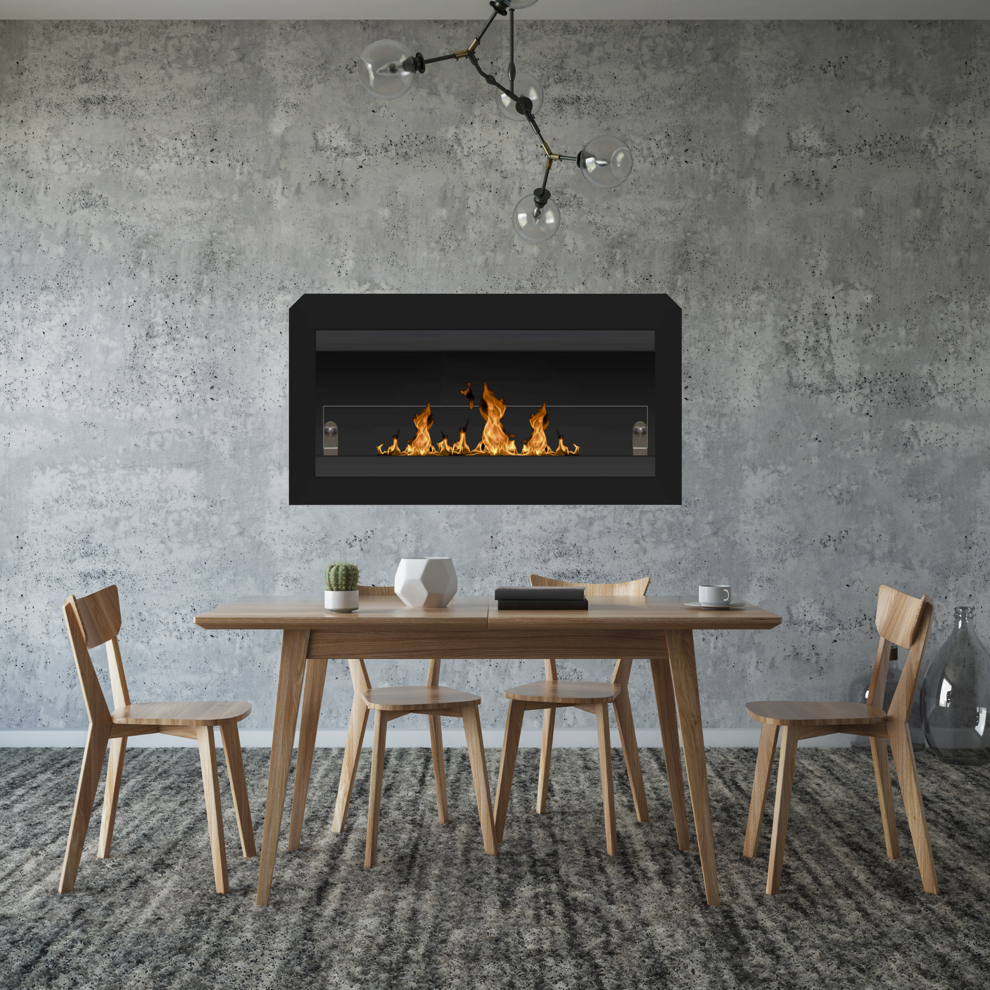 Vila Z Bio Ethanol Wandhaard 80 cm – afbeelding 3