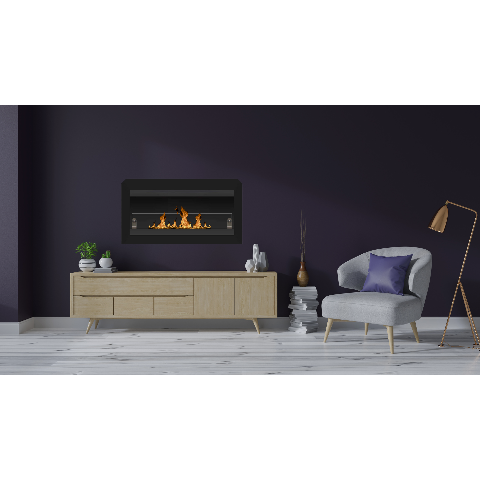 Vila Z Bio Ethanol Wandhaard 80 cm – afbeelding 4