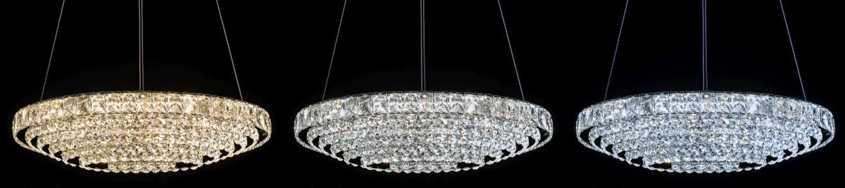 Prado Kristallen LED Kroonluchter Met Afstandsbediening